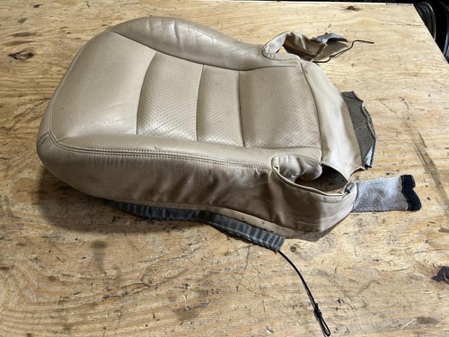 2006 C6 Corvette RH Passenger Side Lower Seat Cushion, Beige, Leather #007 - Picture 3 of 8