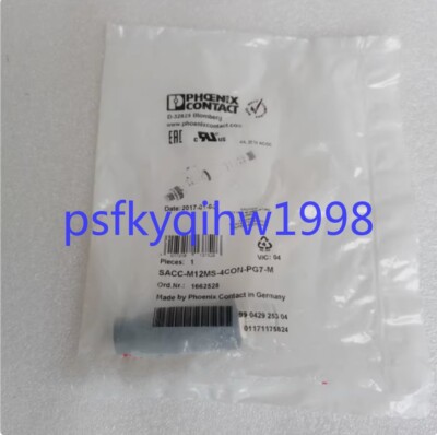 1 PCS NEW Phoenix Stecker SACC-M12MS-4CON-PG7-M 1662528