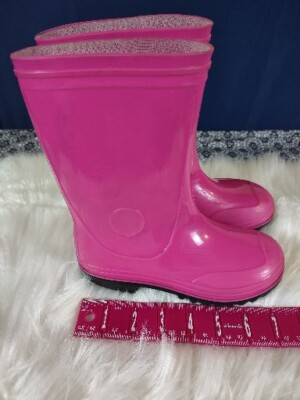 ◆reclow◆ RC RERAIN BOOTS PINK Cosmos Pink Rain Boots Kids| Landchief Durable Natural