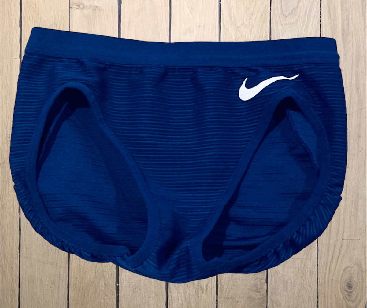 Nike Pro Elite Track & Field Womens Blue Racing Briefs Size