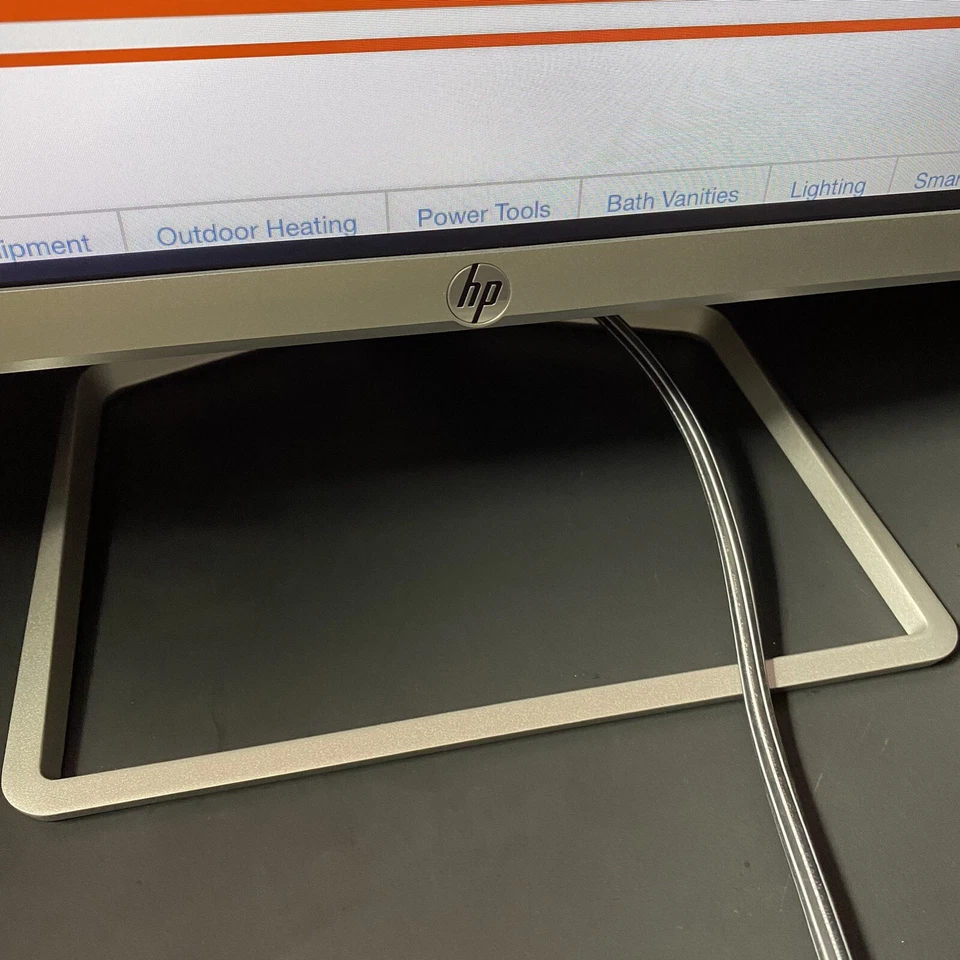 HP 27f 27 inch Widescreen LED Monitor - VGA and Power Cord Included Tested Works - Image 2 of 4