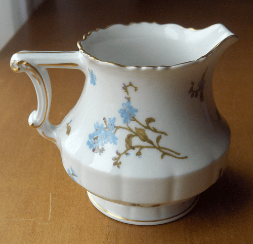 Haviland Montméry creamer~Limoges France~Forget-Me-Not flowers~Pristine - Picture 2 of 5