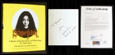 YOKO ONO SIGNED - with PSA/DNA Letter - Grapefruit Book (John Lennon) 1st/1st!