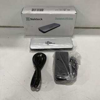 Nekteck Thunderbolt 3 PD Docking Station Supports 4K HD Display 60W Power Deli