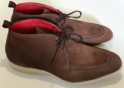 Jeffrey West ‘Muse’ Brown Suede Western Boots Size 9 NEW* Jeffery West Shoes Brown Suede Designer Bullet Zip  main image 3