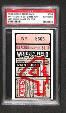 1932 WORLD SERIES Game 4 Ticket 