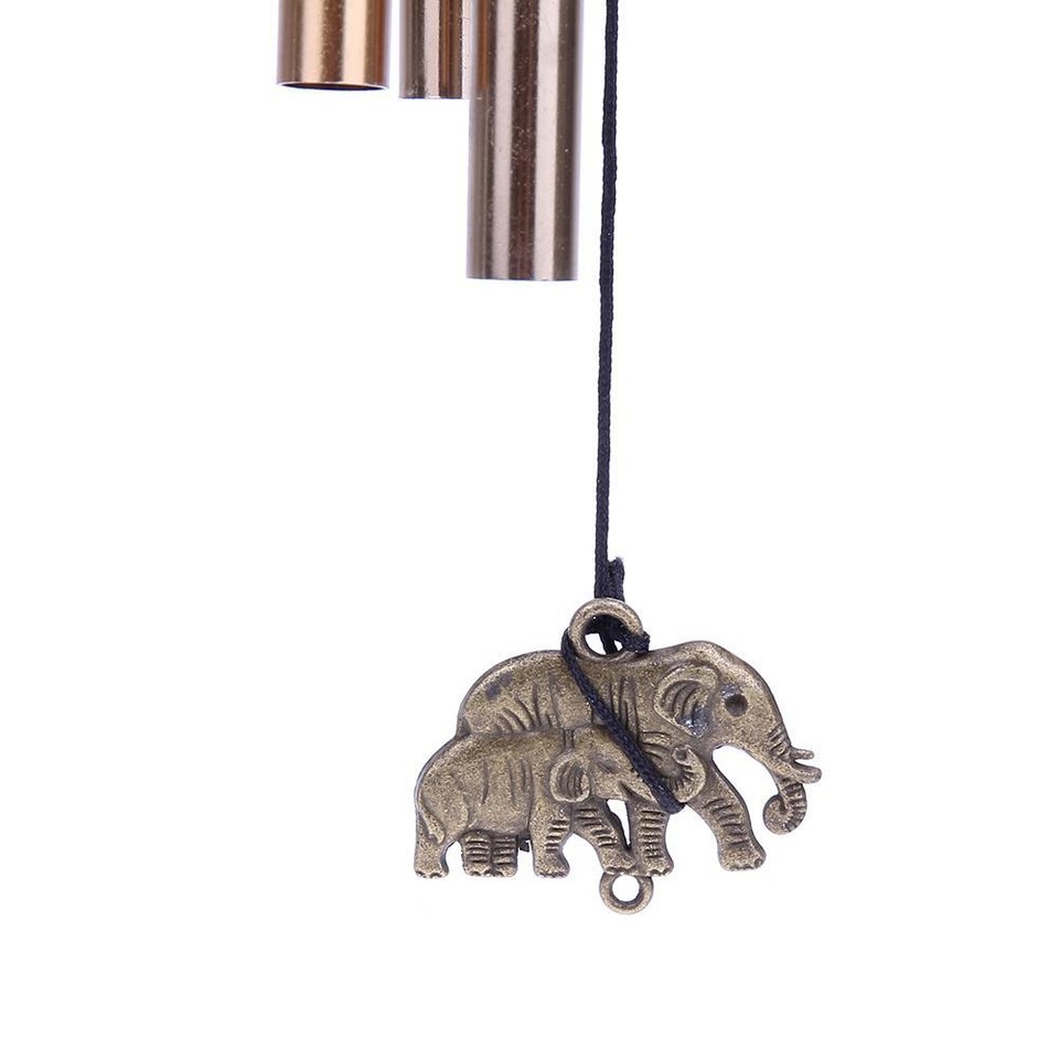 uk 6 Tubes Wind Chime Mascot Swing Hanging Memorial Wind Chimes for