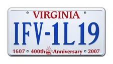 The Vampire Diaries | IFV-1L19 | Metal Stamped Replica Prop License Plate