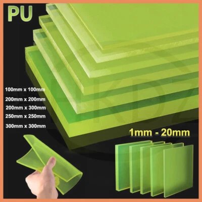 PU Polyurethan Platte Gummiplatte verschiedene Größen verfügbar 1mm - 20mm Dicke - Bild 1 von 4
