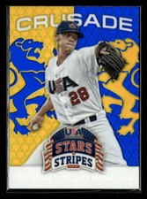 2015 Panini USA Baseball Stars & Stripes Crusade Blue #95 Trey Killian