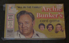 Vintage 1972 Milton Bradley All in the Family Archie Bunker's Card Game Complete