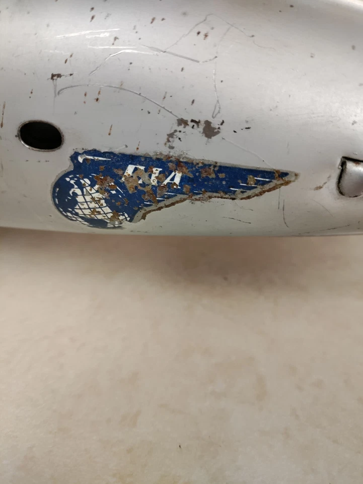 Avión de juguete de metal Marx años 50 Pan American Airways, accesorios de trabajo. Foto 4 de 4