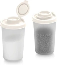 SIGNORAWARE Salt and Pepper Shakers Moisture Proof Set of 2 Large Salt Shaker to