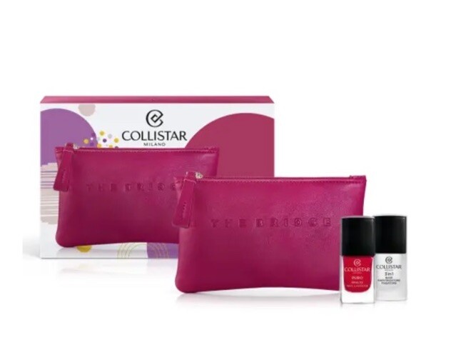 Collistar Kit Smalto 111 Rosso Milano + Base 3 in 1 Rafforzatore 10ml