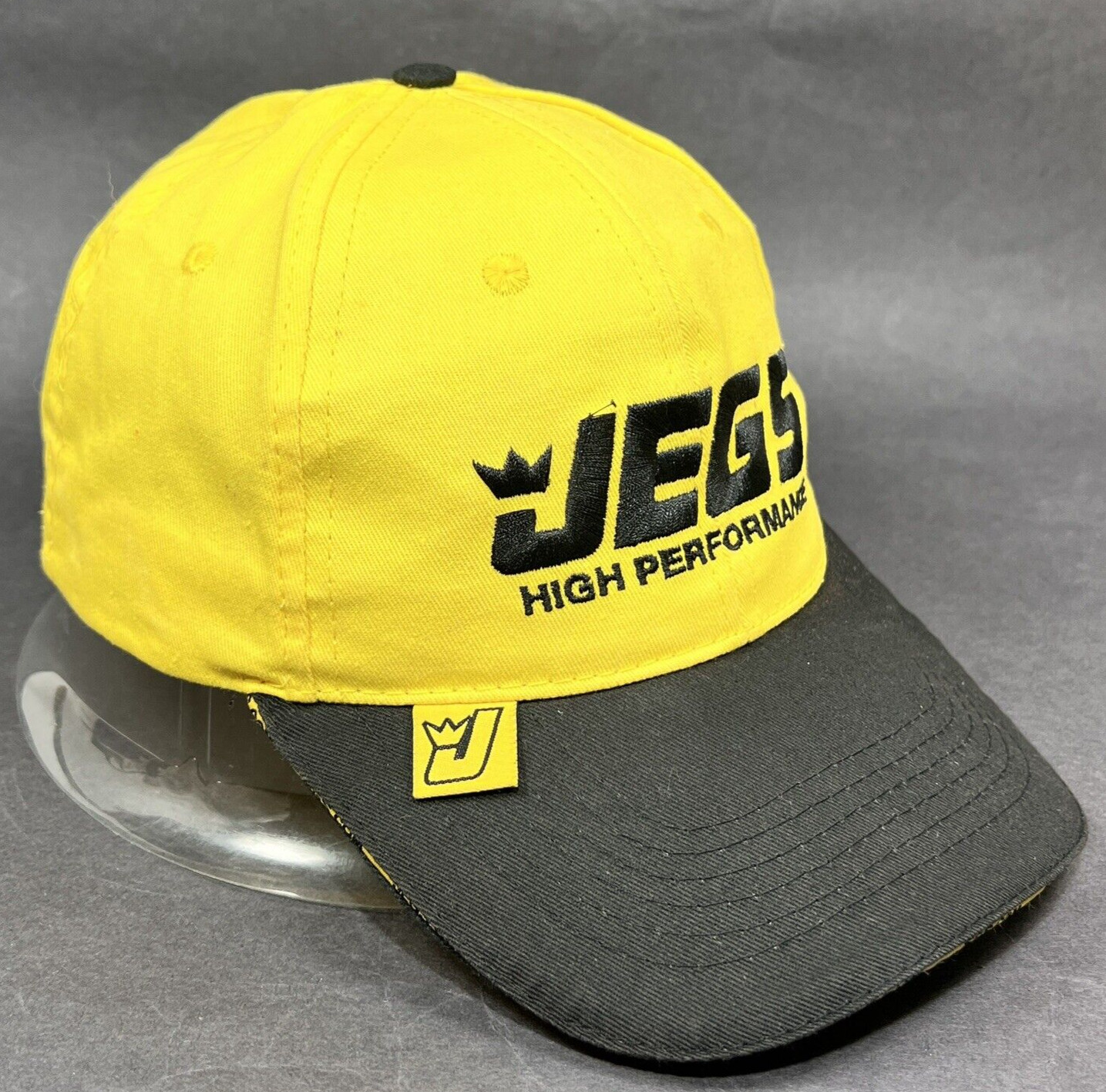 JEGS High Performance Strap Back Hat Cap Yellow C… - image 6