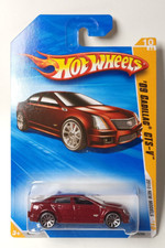 Hot Wheels Cadillac CTS-V CTSV rojo 2010 nuevos modelos