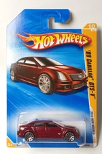 Hot Wheels Cadillac CTS-V CTSV red 2010 New Models