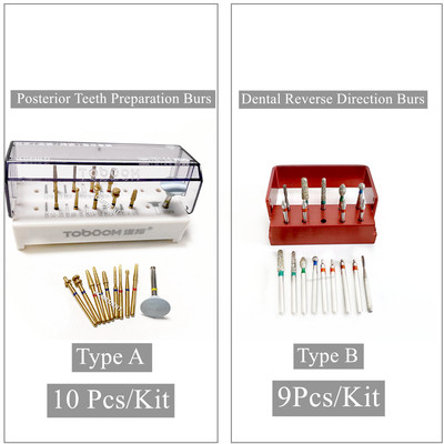 Dental Posterior Teeth Preparation Burs / Dental Reverse Direction Fissure Bur