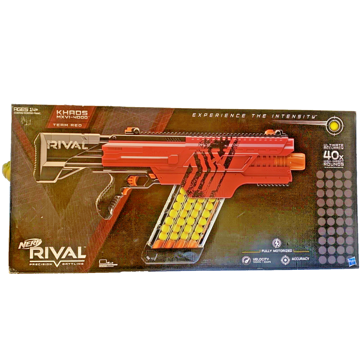 Nerf Rival Khaos MXVI-4000 Blaster Team Red -Brand New VERY