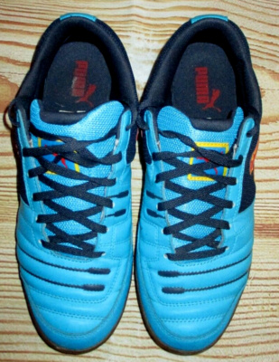 MENS PUMA POWERCAT 4.12 SALA BLUE INDOOR SOCCER SHOES SIZE 11 Puma | Shoes | Mens Puma Powercat 42 Sala Blue Indoor Soccer  main image 2