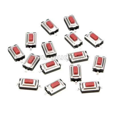 50Stks 3X6X2.5mm Tactile Push Button Switch Tact Switch Micro Switch 2 Pin