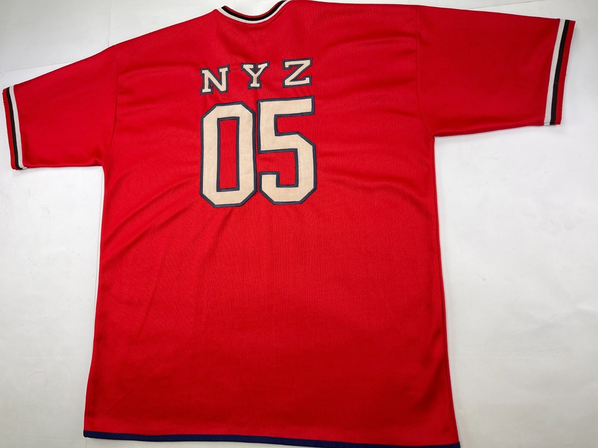 D-Non jersey, red, City Series, NYC vintage New York t-shirt