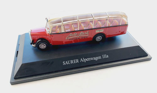 SAMMLER RARITÄT - SCHUCO 1/87 (1:87) BUS SAURER ALPENWAGEN IIIa (UNBESPIELT) - Bild 7 von 12