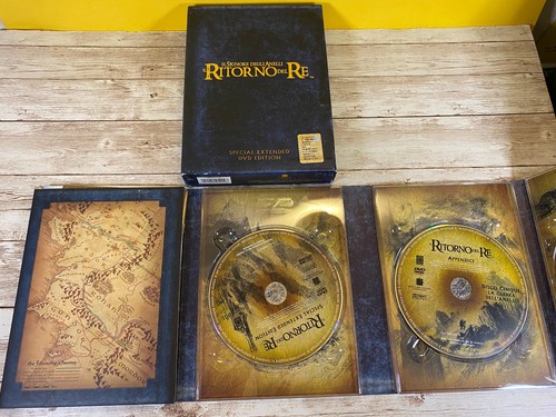 SIGNORE DEGLI ANELLI TRIOLOGIA COFANETTI DVD SPECIAL EXTENDED EDITION 2003 - Foto 14 di 14