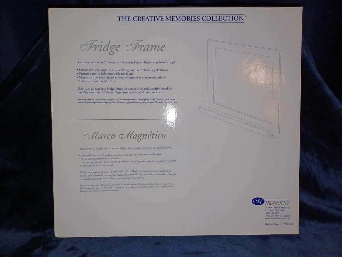 Creative Memories 12x12 Scrapbook FRIDGE FRAME for Calendar Pages - NEW |  eBay