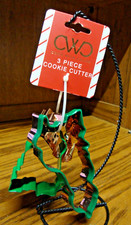 CWC Cook With Color 3pc Cookie Cutters-Lg Sz-Candles New w/Tag Metal Coated 985