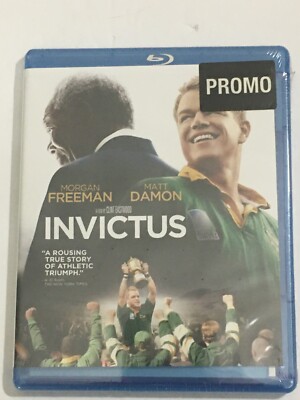 Invictus Movie Blu-ray Disc Rugby World Cup Mandela Promo 2010 Brand New Sealed