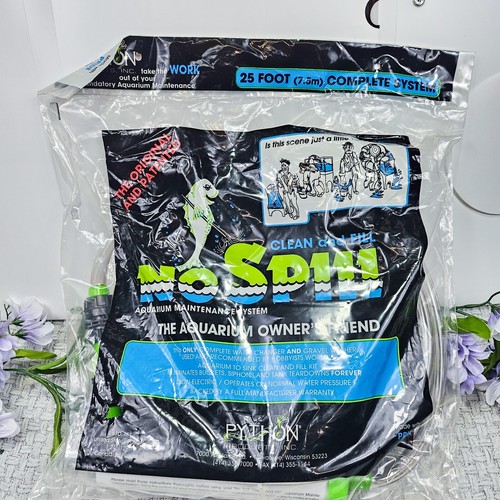 NEW Python No Spill Clean Fill Aquarium Maintenance System Gravel Cleaner 25 ft