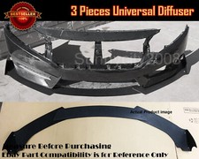 Universal Bumper Lip Spoiler Diffuser Splitter Winglet Body Kit For Ford Chevy