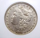 1891 "CC" Morgan SILVER Dollar $1 NGC AU50 #037 About Unc *CARSON CITY* ECC&C