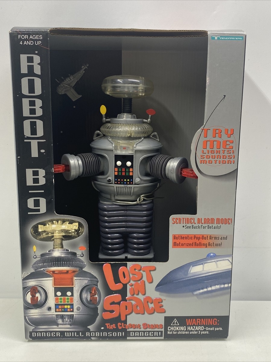 97年製 Lost in Space B-9 ロボットフィギュア 未開封新品レア Vintage 1997 Lost In Space The Classic Series B-9 Robot