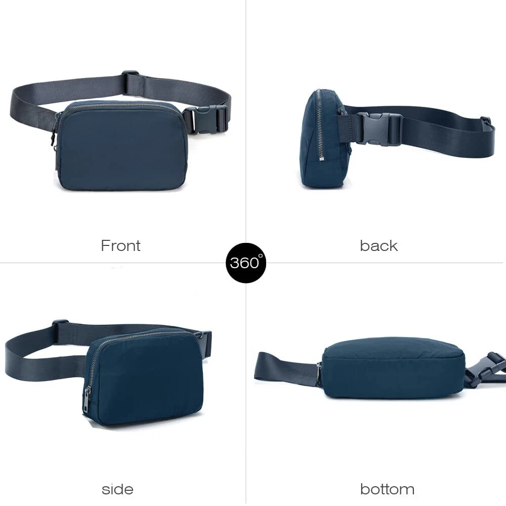 Fanny Belt Bag Waist Pack Crossbody Bags Bum Bag for Running Hiking Travel Wo...