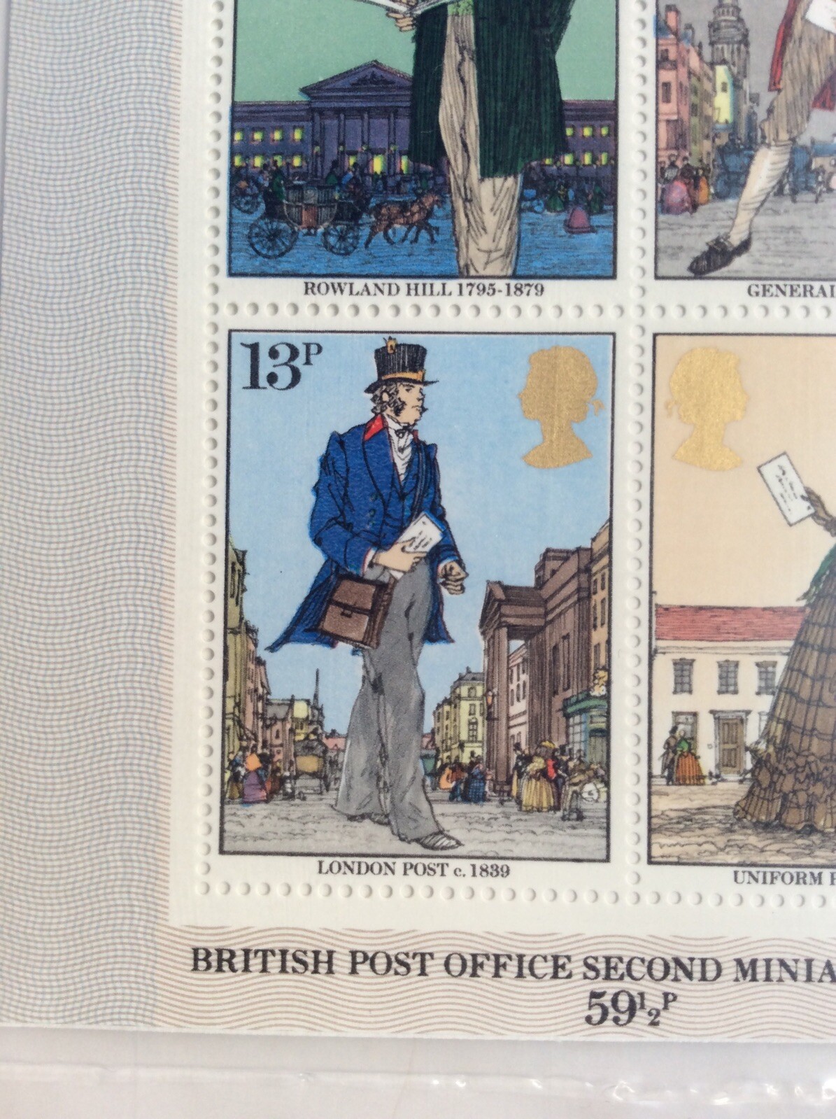 British Post Office Second Miniature Sheet International Exhibition