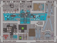 Eduard Accessories Fe251 - 1:48 Mig-21Mf - ÄTzsatz - Neu