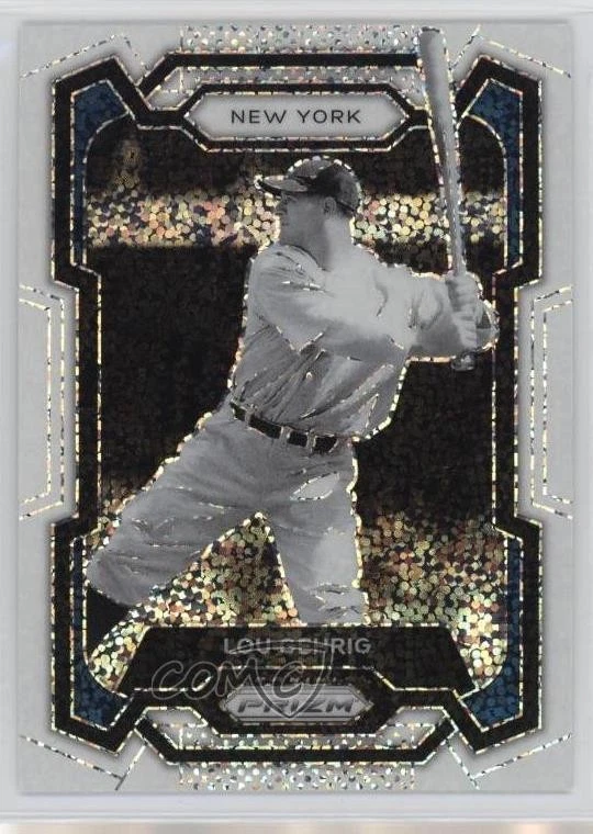 2024 Panini Prizm White Sparkle Prizm Lou Gehrig #109 HOF