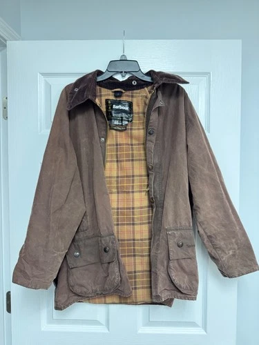 Brown Barbour Beaufort jacket men Size XL - product listing photo