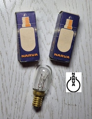 2 x NARVA E14 15W klar Glühlampe Glühbirne Kein LED 90lm 24V