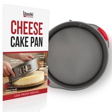 Boxiki Kitchen 10 Inch Nonstick Springform Pan, Professional 10 Inch, Gray