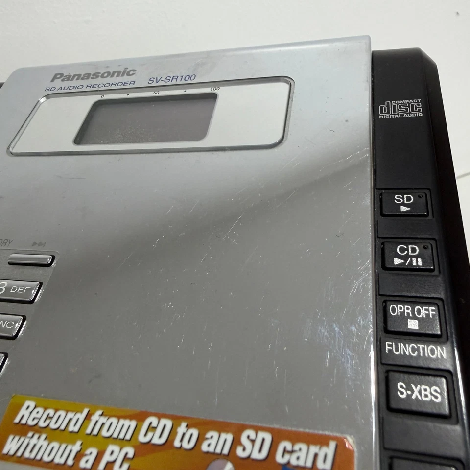 Panasonic SV-SR100 SD Audio Recorder CD Playback Function Spares & Repairs - Image 2 of 4