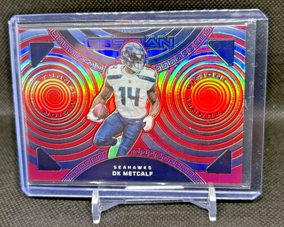 2023 Panini Obsidian SP Tunnel Vision DK Metcalf #24 Electric Etch RED Seahawks