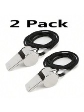 Whistle, Whistle for Coaches, Stainless Steel Whistles Coach 2 PCS