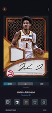 Topps NBA 2026 Rare Autographed Digital Card Lot Jalen Johnson, Max Christie