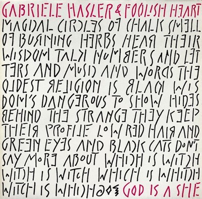 Gabriele Hasler & Foolish Heart - God Is A She (LP, Album) (Near Mint (NM or M-)