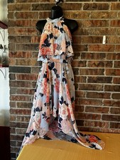 Eliza J Floral Maxi Dress Size 8 NWT cottagecore Feminine Flowing