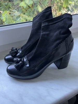 Robert Clergerie Paris - Stiefelette Modell KARCO - Glattleder, Stretch - 40