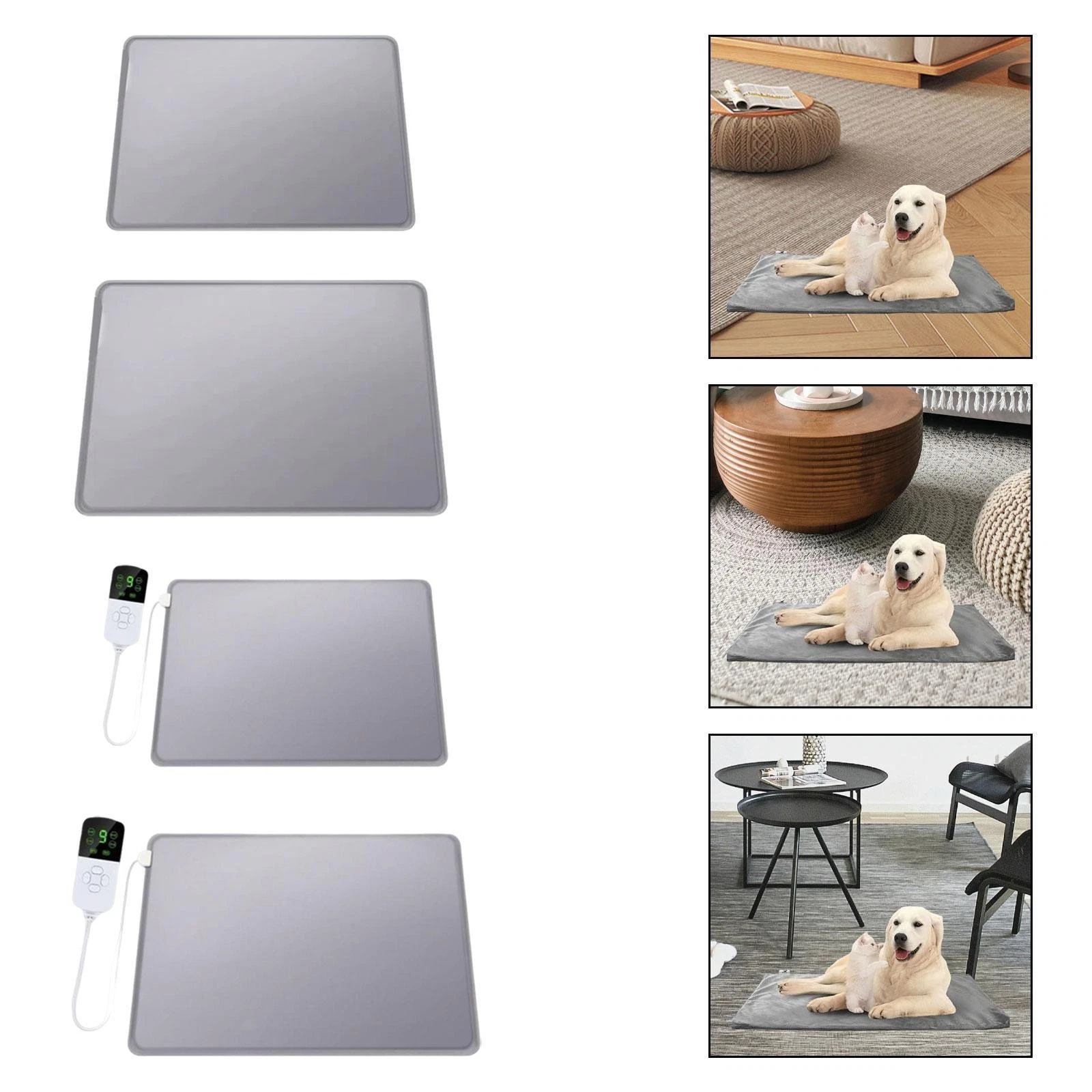Electric Pet Heating Pad for Pets, Waterproof, Adjustable, Convenient with Rapid